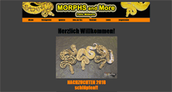 Desktop Screenshot of morphsandmore.de