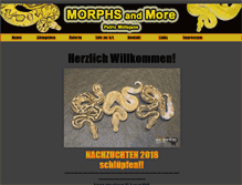 Tablet Screenshot of morphsandmore.de